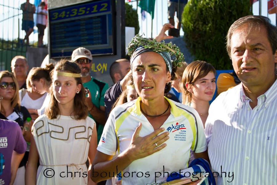 Η Στέλλα Μαρκάκου, 1η Ελληνίδα με επίδοση 34:34, (c) Chris Boukoros