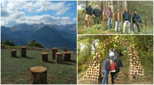 Εικαστικές παρεμβάσεις στο μονοπάτι της αρκούδας!