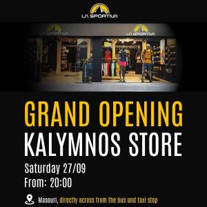 Επίσημα Εγκαίνια του Καταστήματος La Sportiva στην Κάλυμνο!